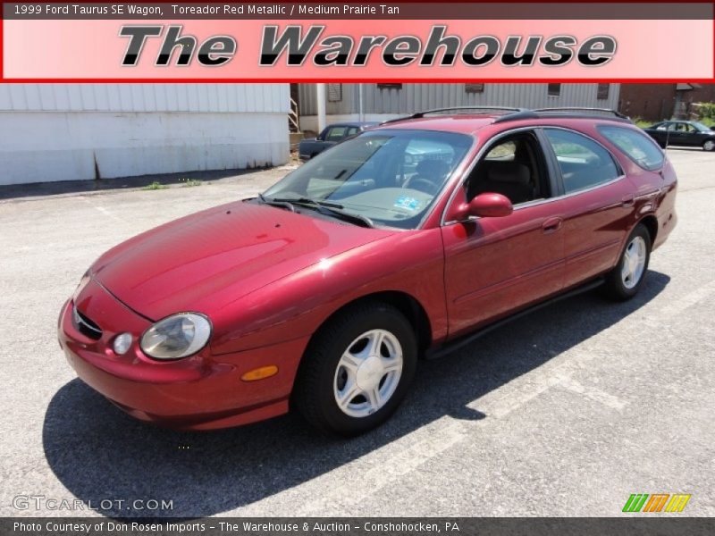 Toreador Red Metallic / Medium Prairie Tan 1999 Ford Taurus SE Wagon