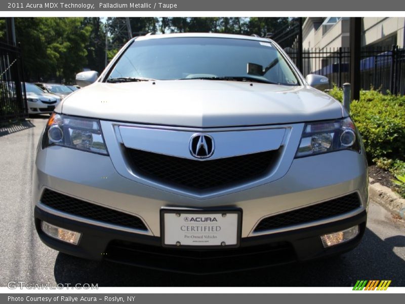 Palladium Metallic / Taupe 2011 Acura MDX Technology