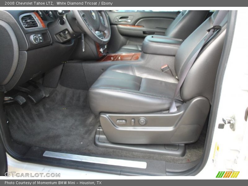 White Diamond Tricoat / Ebony 2008 Chevrolet Tahoe LTZ