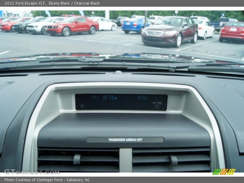 Ebony Black / Charcoal Black 2012 Ford Escape XLT