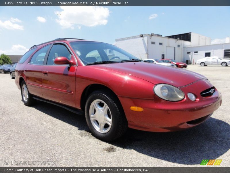 Toreador Red Metallic / Medium Prairie Tan 1999 Ford Taurus SE Wagon
