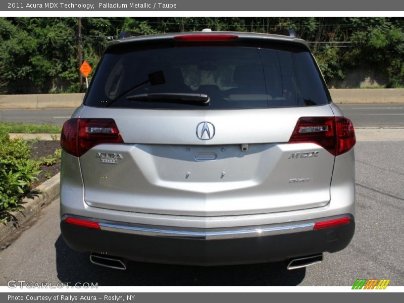 Palladium Metallic / Taupe 2011 Acura MDX Technology