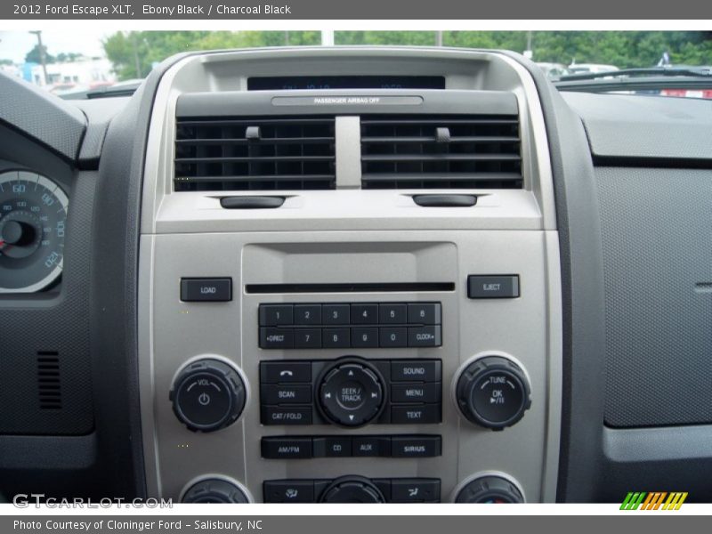 Controls of 2012 Escape XLT