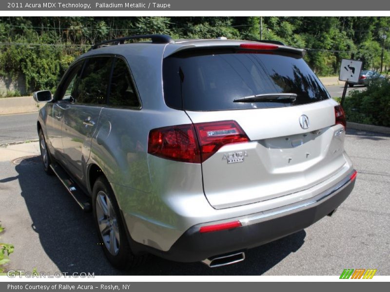 Palladium Metallic / Taupe 2011 Acura MDX Technology