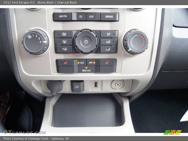 Controls of 2012 Escape XLT
