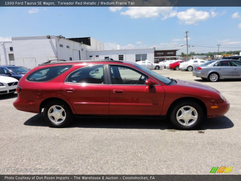Toreador Red Metallic / Medium Prairie Tan 1999 Ford Taurus SE Wagon
