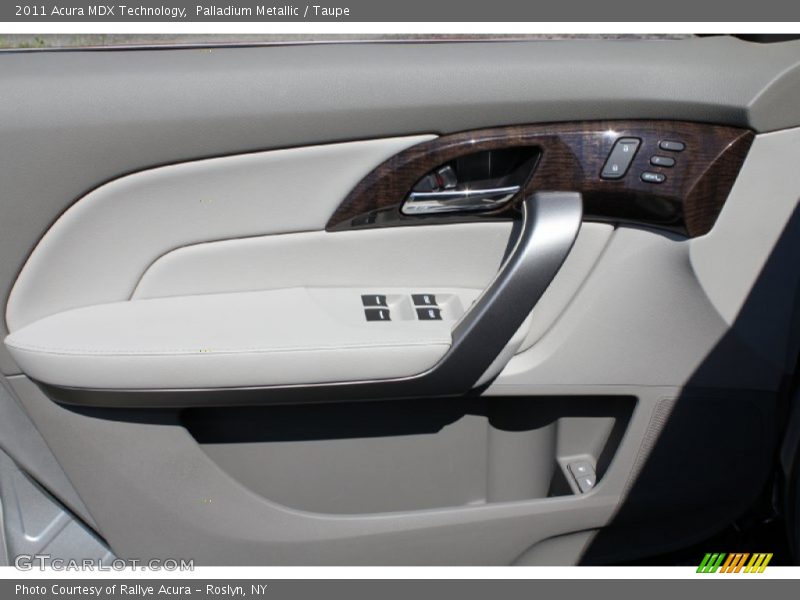 Palladium Metallic / Taupe 2011 Acura MDX Technology