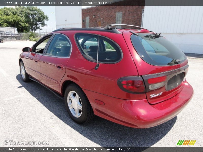 Toreador Red Metallic / Medium Prairie Tan 1999 Ford Taurus SE Wagon