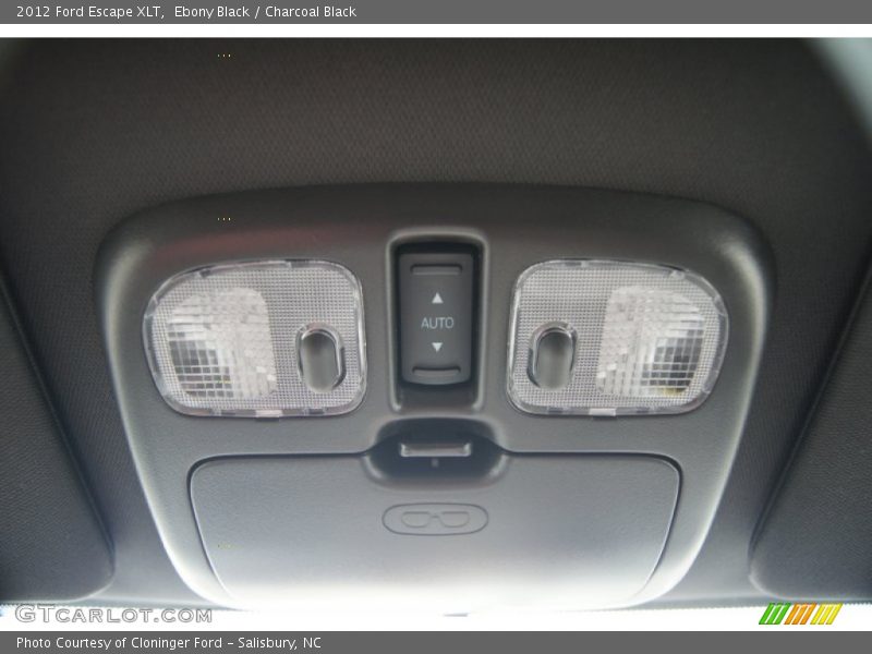 Ebony Black / Charcoal Black 2012 Ford Escape XLT