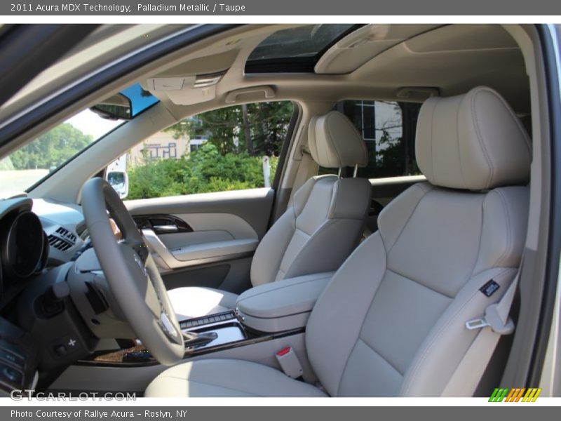 Palladium Metallic / Taupe 2011 Acura MDX Technology