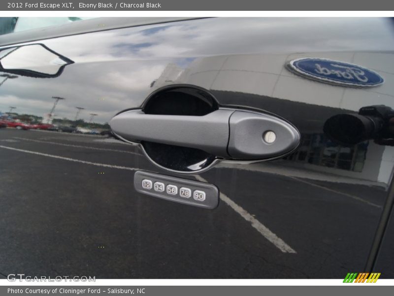 Ebony Black / Charcoal Black 2012 Ford Escape XLT