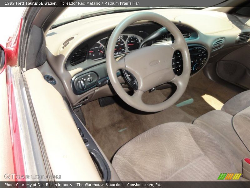 Toreador Red Metallic / Medium Prairie Tan 1999 Ford Taurus SE Wagon