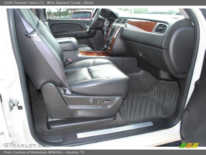 White Diamond Tricoat / Ebony 2008 Chevrolet Tahoe LTZ
