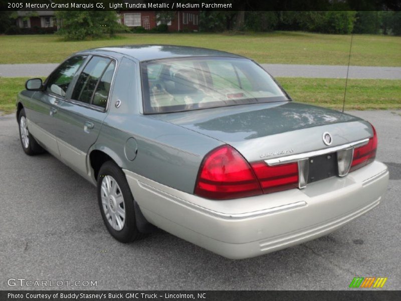 Light Tundra Metallic / Medium Parchment 2005 Mercury Grand Marquis GS