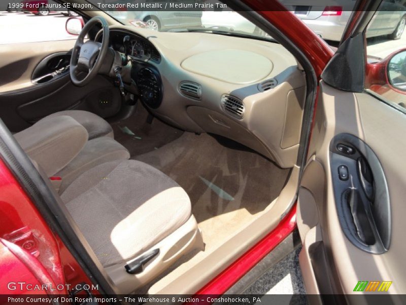 Toreador Red Metallic / Medium Prairie Tan 1999 Ford Taurus SE Wagon