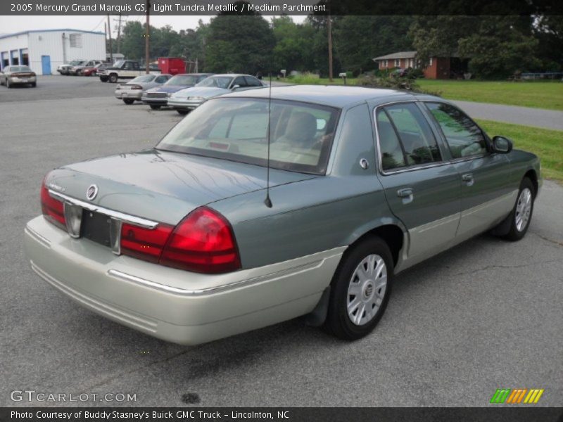 Light Tundra Metallic / Medium Parchment 2005 Mercury Grand Marquis GS