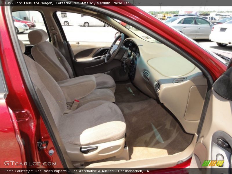 Toreador Red Metallic / Medium Prairie Tan 1999 Ford Taurus SE Wagon