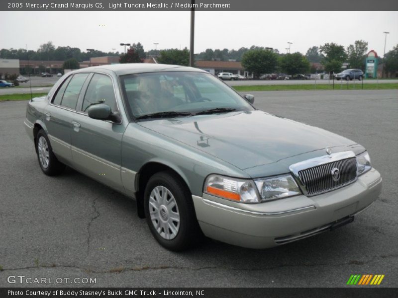 Light Tundra Metallic / Medium Parchment 2005 Mercury Grand Marquis GS