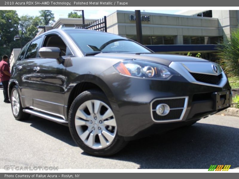 Polished Metal Metallic / Taupe 2010 Acura RDX SH-AWD Technology