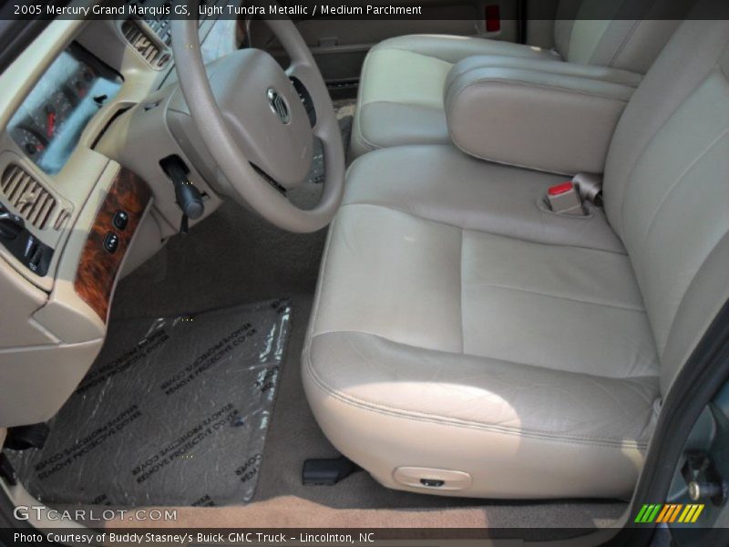 Light Tundra Metallic / Medium Parchment 2005 Mercury Grand Marquis GS