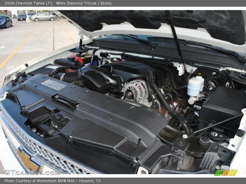 White Diamond Tricoat / Ebony 2008 Chevrolet Tahoe LTZ