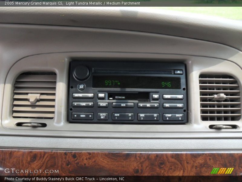 Light Tundra Metallic / Medium Parchment 2005 Mercury Grand Marquis GS