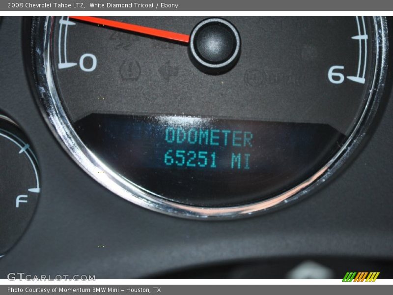 White Diamond Tricoat / Ebony 2008 Chevrolet Tahoe LTZ