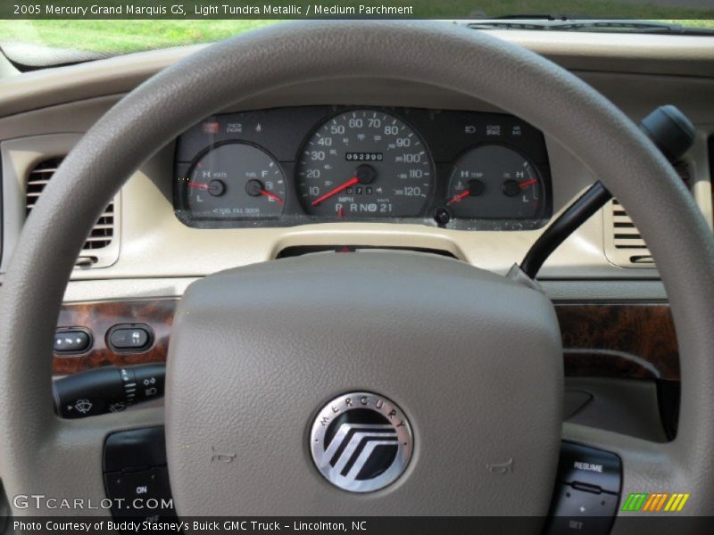 Light Tundra Metallic / Medium Parchment 2005 Mercury Grand Marquis GS