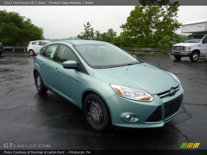 Frosted Glass Metallic / Stone 2012 Ford Focus SE 5-Door