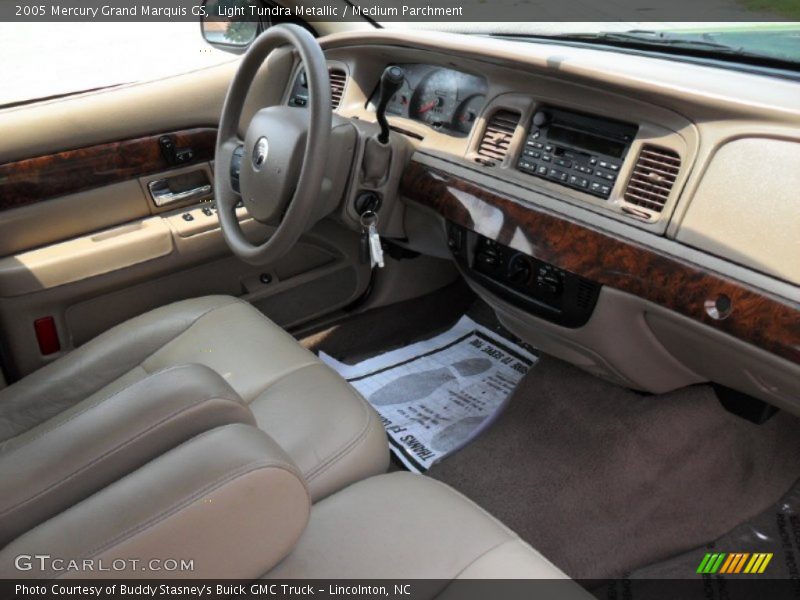 Light Tundra Metallic / Medium Parchment 2005 Mercury Grand Marquis GS