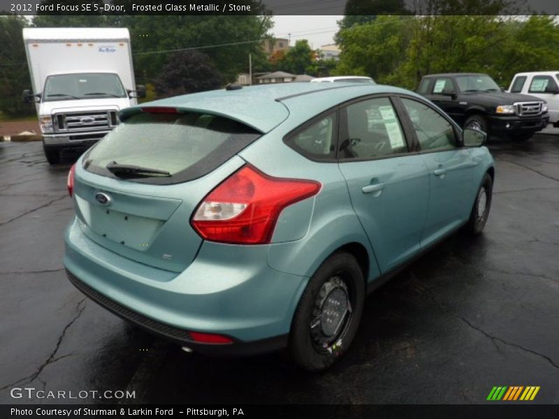 Frosted Glass Metallic / Stone 2012 Ford Focus SE 5-Door