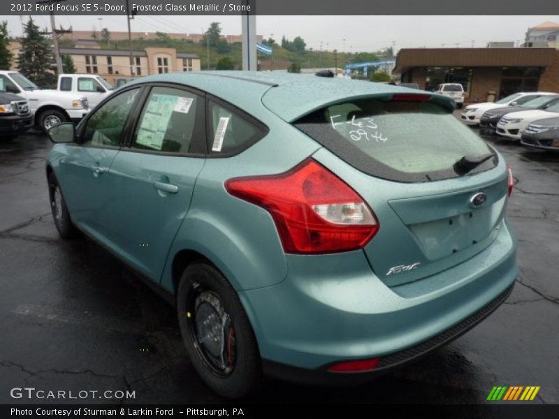 Frosted Glass Metallic / Stone 2012 Ford Focus SE 5-Door
