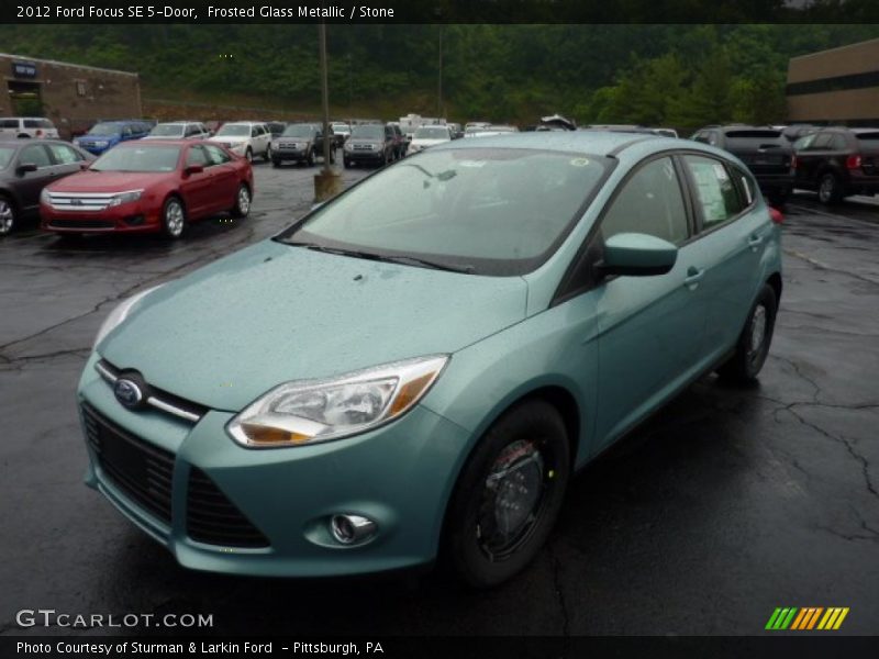 Frosted Glass Metallic / Stone 2012 Ford Focus SE 5-Door