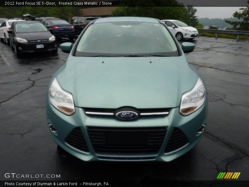 Frosted Glass Metallic / Stone 2012 Ford Focus SE 5-Door