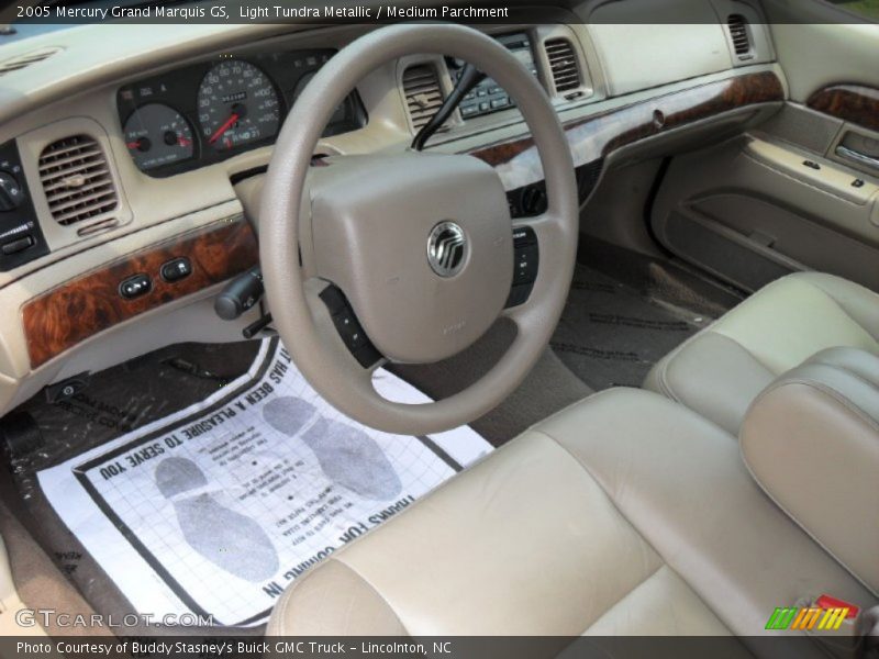 Light Tundra Metallic / Medium Parchment 2005 Mercury Grand Marquis GS