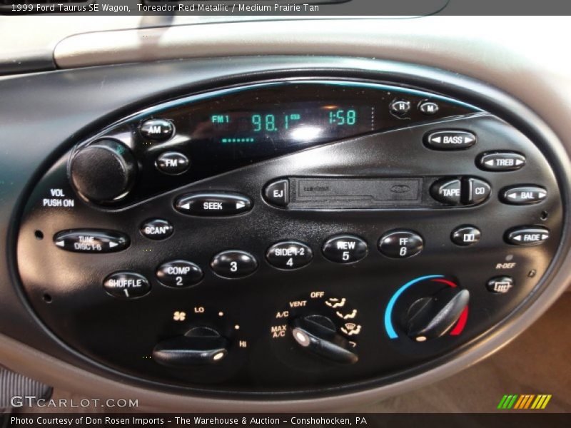 Controls of 1999 Taurus SE Wagon