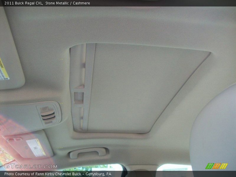 Sunroof of 2011 Regal CXL