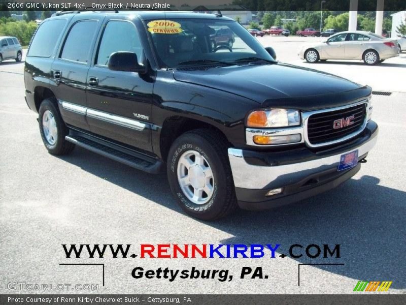 Onyx Black / Neutral/Shale 2006 GMC Yukon SLT 4x4