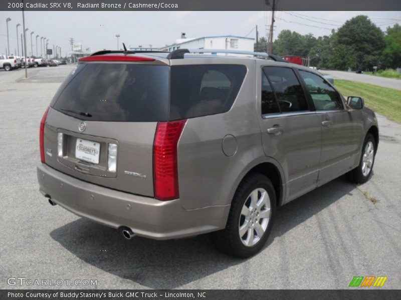 Radiant Bronze / Cashmere/Cocoa 2008 Cadillac SRX V8