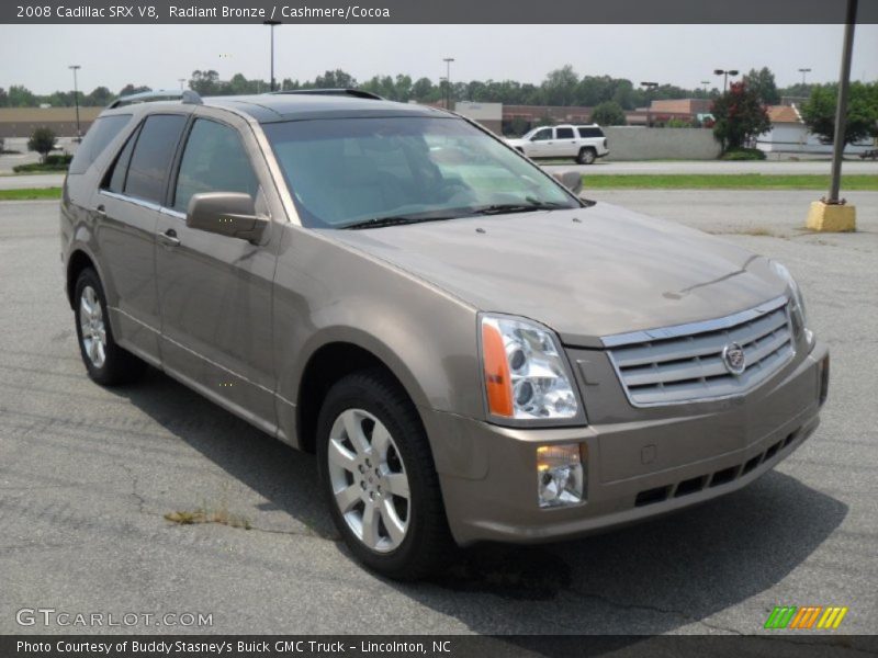 Radiant Bronze / Cashmere/Cocoa 2008 Cadillac SRX V8