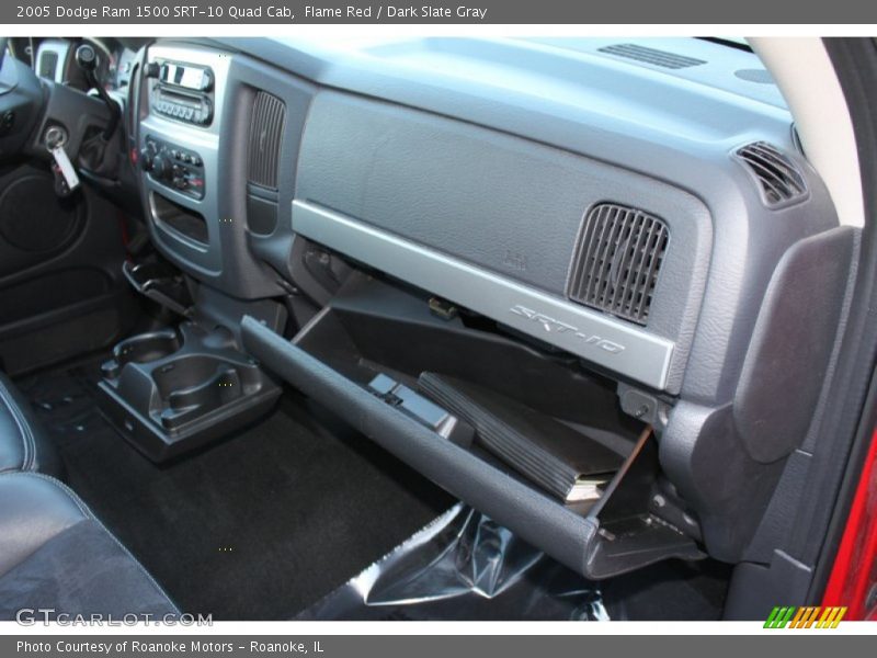 Flame Red / Dark Slate Gray 2005 Dodge Ram 1500 SRT-10 Quad Cab