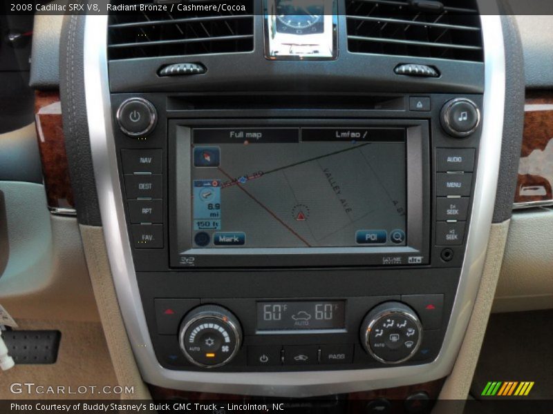 Navigation of 2008 SRX V8