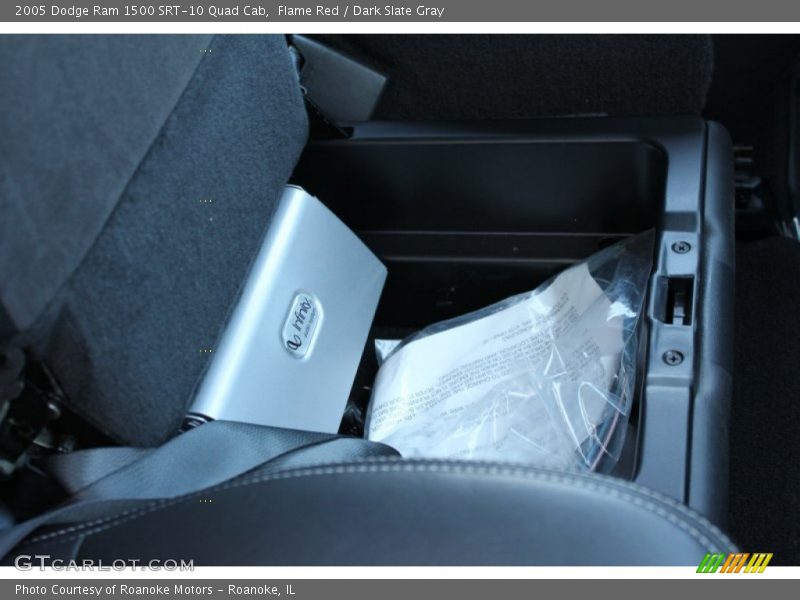 Flame Red / Dark Slate Gray 2005 Dodge Ram 1500 SRT-10 Quad Cab