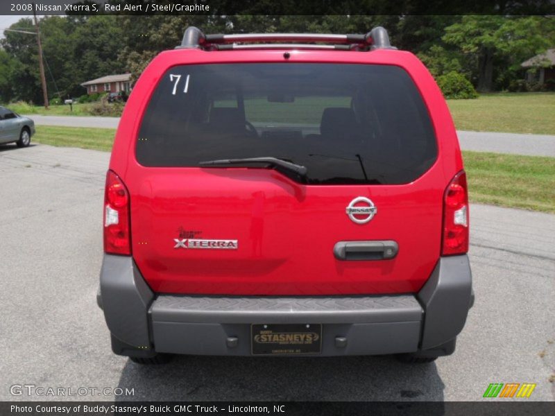 Red Alert / Steel/Graphite 2008 Nissan Xterra S