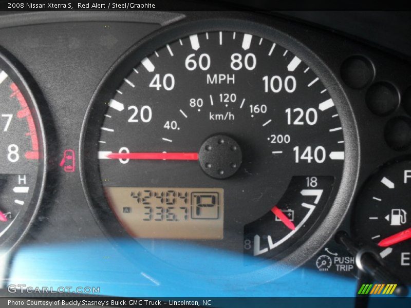 Red Alert / Steel/Graphite 2008 Nissan Xterra S