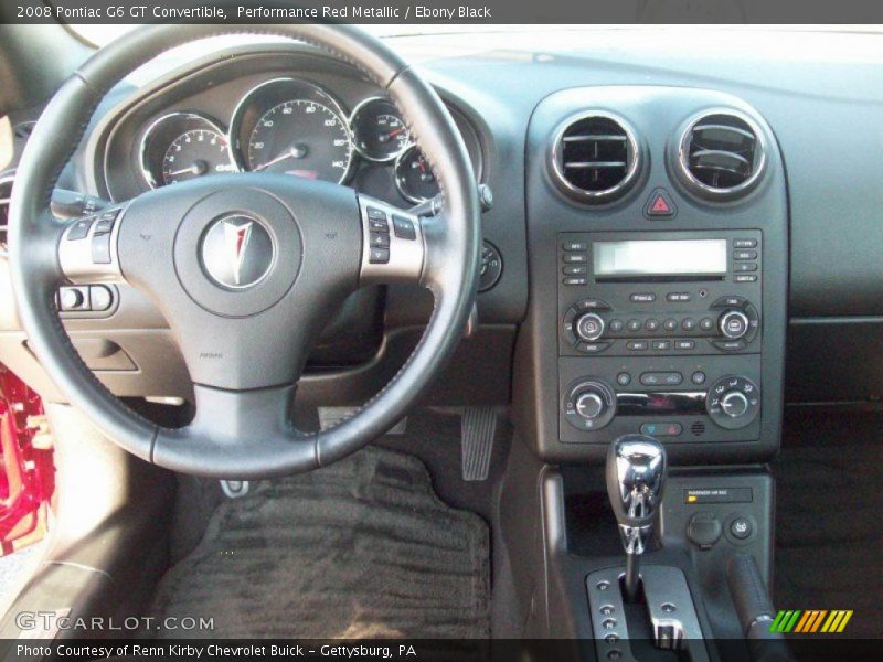 Dashboard of 2008 G6 GT Convertible