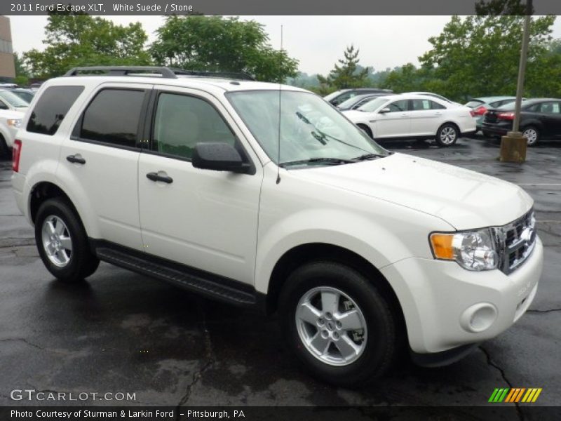 White Suede / Stone 2011 Ford Escape XLT