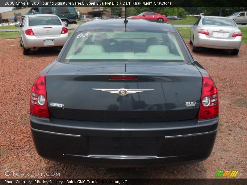 Steel Blue Metallic / Dark Khaki/Light Graystone 2008 Chrysler 300 Touring Signature Series
