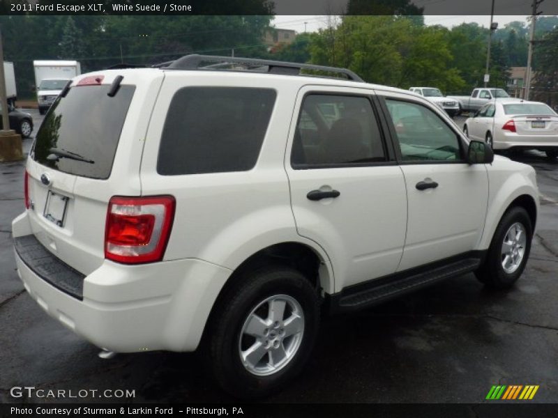 White Suede / Stone 2011 Ford Escape XLT