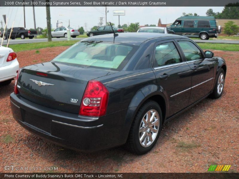Steel Blue Metallic / Dark Khaki/Light Graystone 2008 Chrysler 300 Touring Signature Series